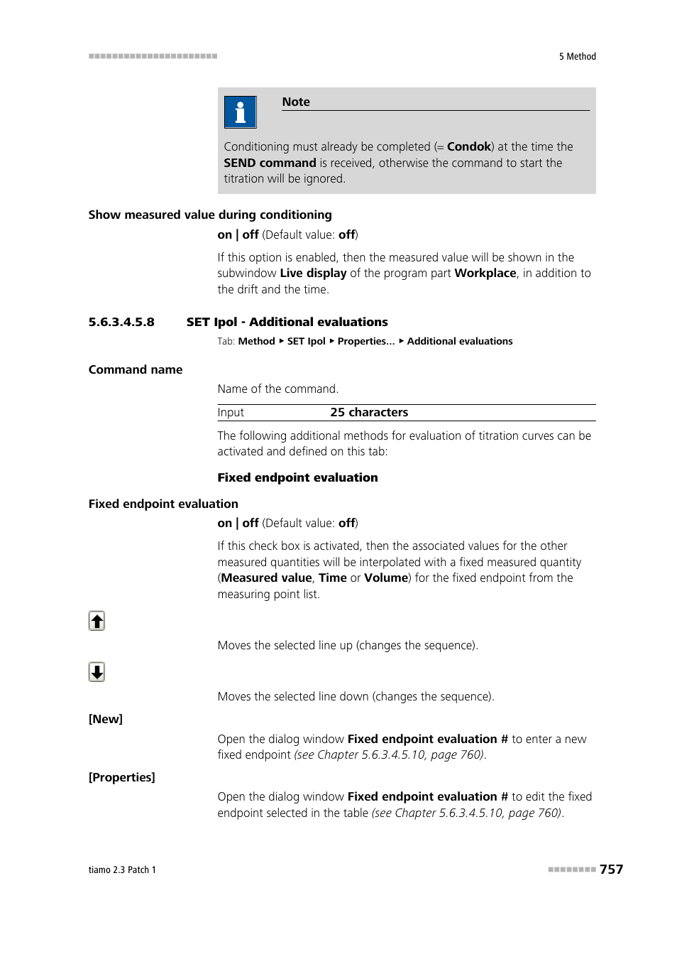 8 set ipol - additional evaluations, Additional evaluations | Metrohm tiamo 2.3 Patch 1 User Manual | Page 773 / 1702