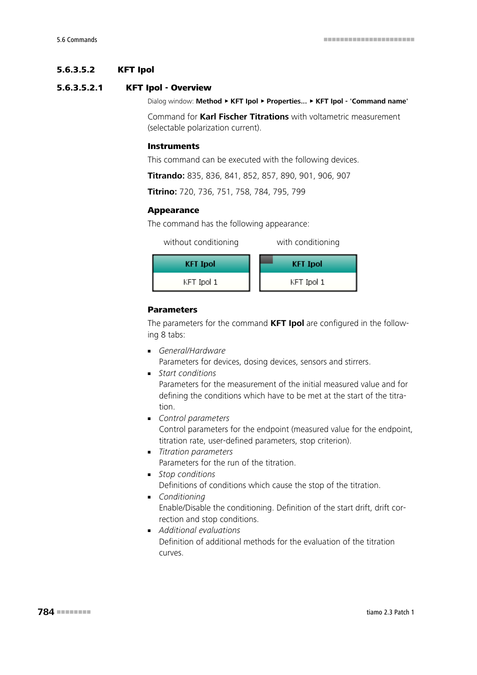 2 kft ipol, 1 kft ipol - overview | Metrohm tiamo 2.3 Patch 1 User Manual | Page 800 / 1702