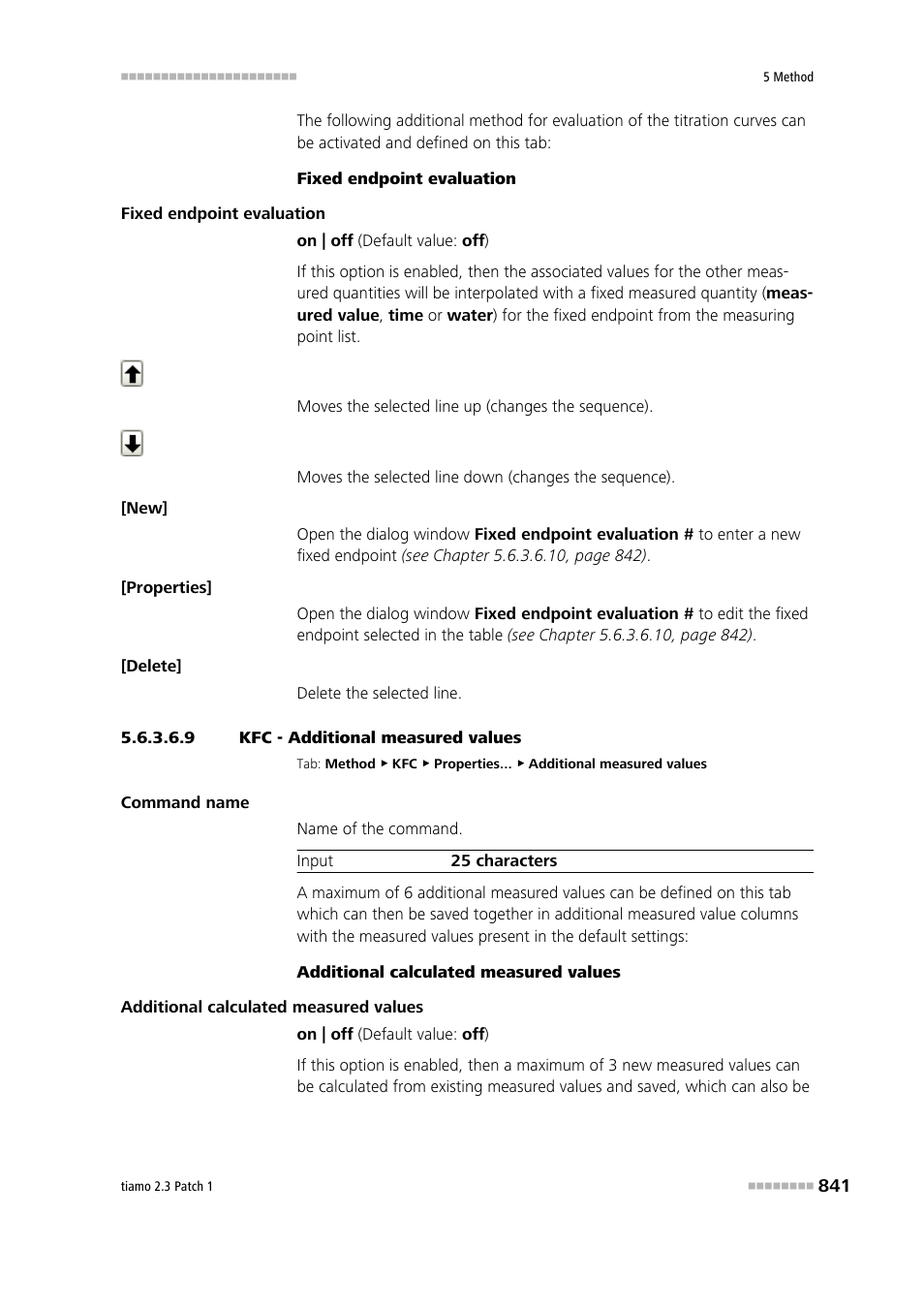 9 kfc - additional measured values, Additional measured values | Metrohm tiamo 2.3 Patch 1 User Manual | Page 857 / 1702