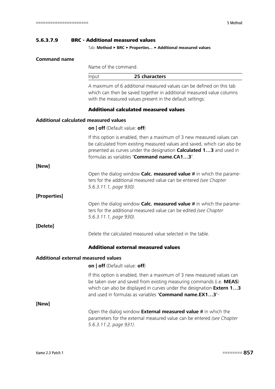 9 brc - additional measured values, Additional measured values | Metrohm tiamo 2.3 Patch 1 User Manual | Page 873 / 1702