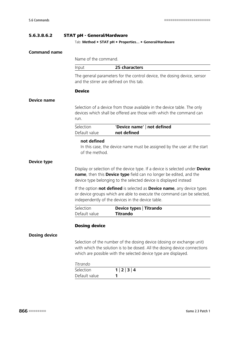 2 stat ph - general/hardware, General/hardware | Metrohm tiamo 2.3 Patch 1 User Manual | Page 882 / 1702