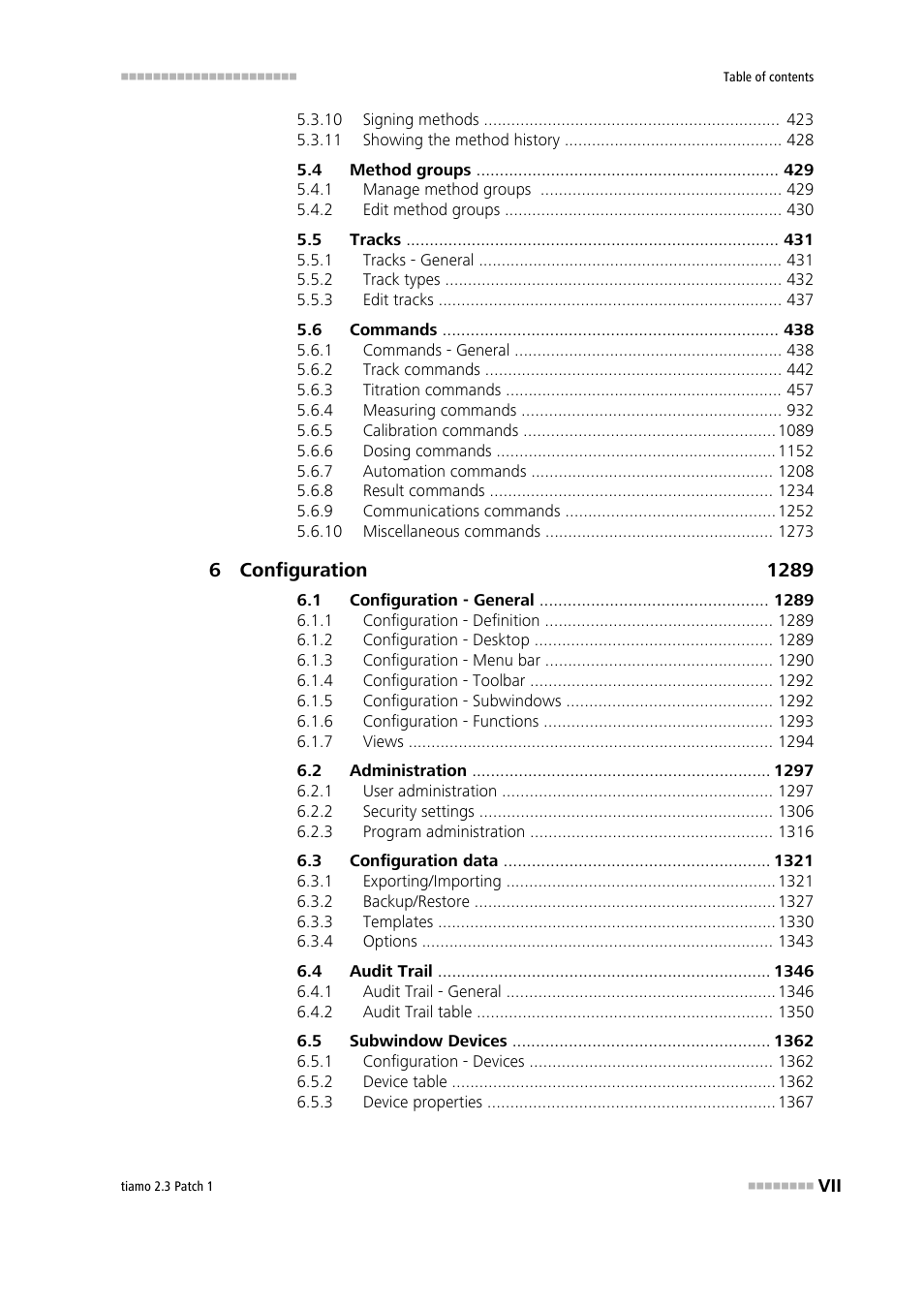 Metrohm tiamo 2.3 Patch 1 User Manual | Page 9 / 1702