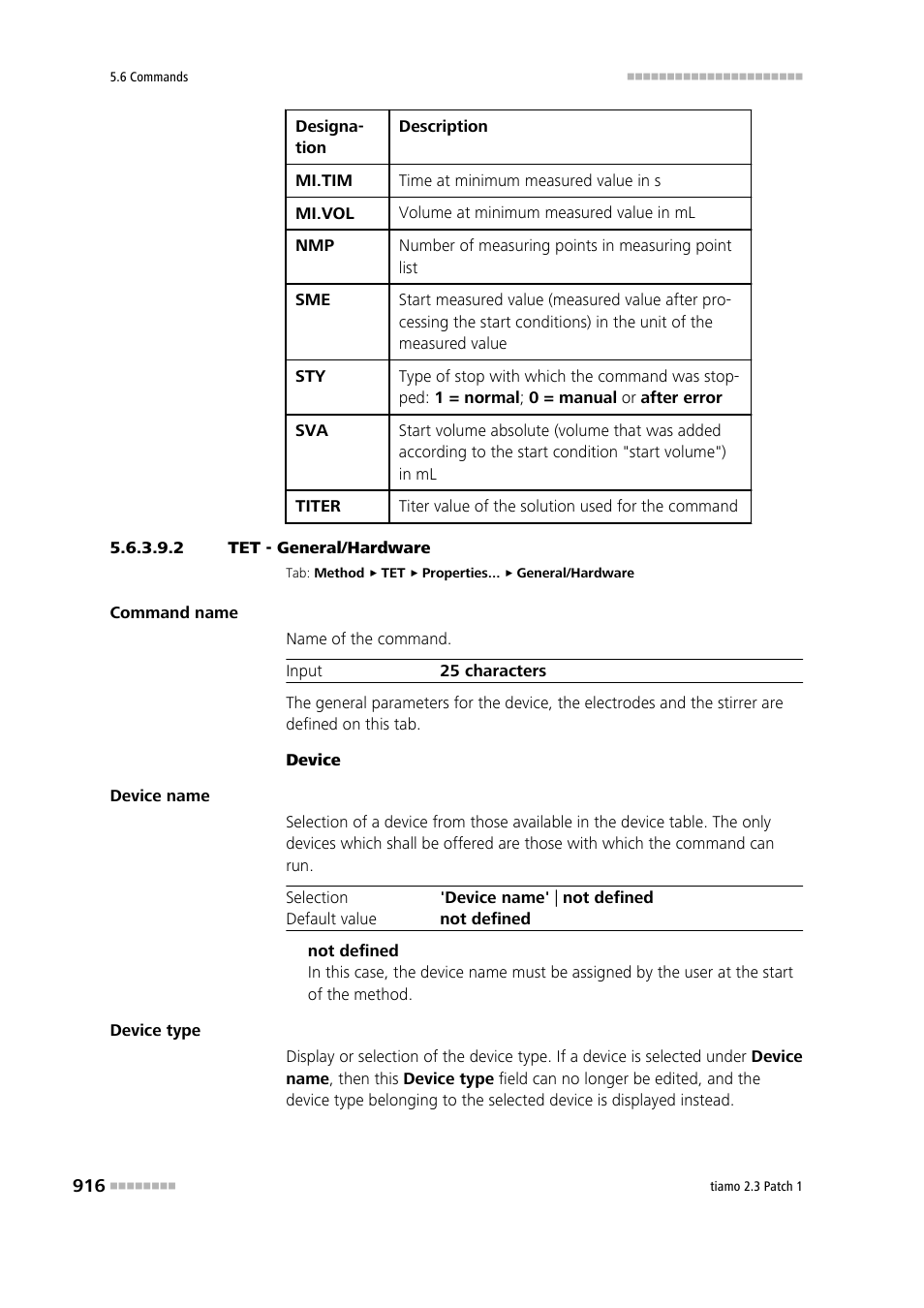 2 tet - general/hardware, General/hardware | Metrohm tiamo 2.3 Patch 1 User Manual | Page 932 / 1702