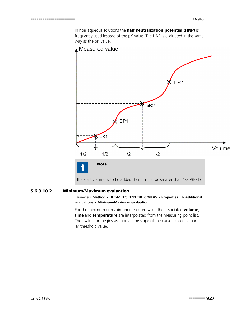 2 minimum/maximum evaluation | Metrohm tiamo 2.3 Patch 1 User Manual | Page 943 / 1702