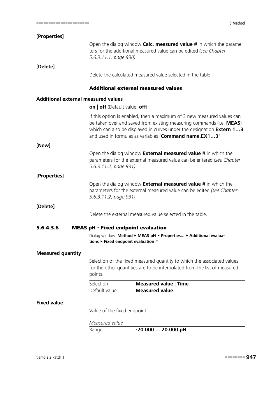 6 meas ph - fixed endpoint evaluation | Metrohm tiamo 2.3 Patch 1 User Manual | Page 963 / 1702