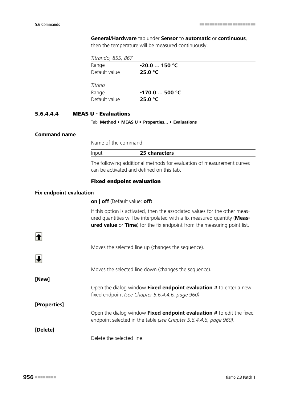 4 meas u - evaluations, Evaluations | Metrohm tiamo 2.3 Patch 1 User Manual | Page 972 / 1702