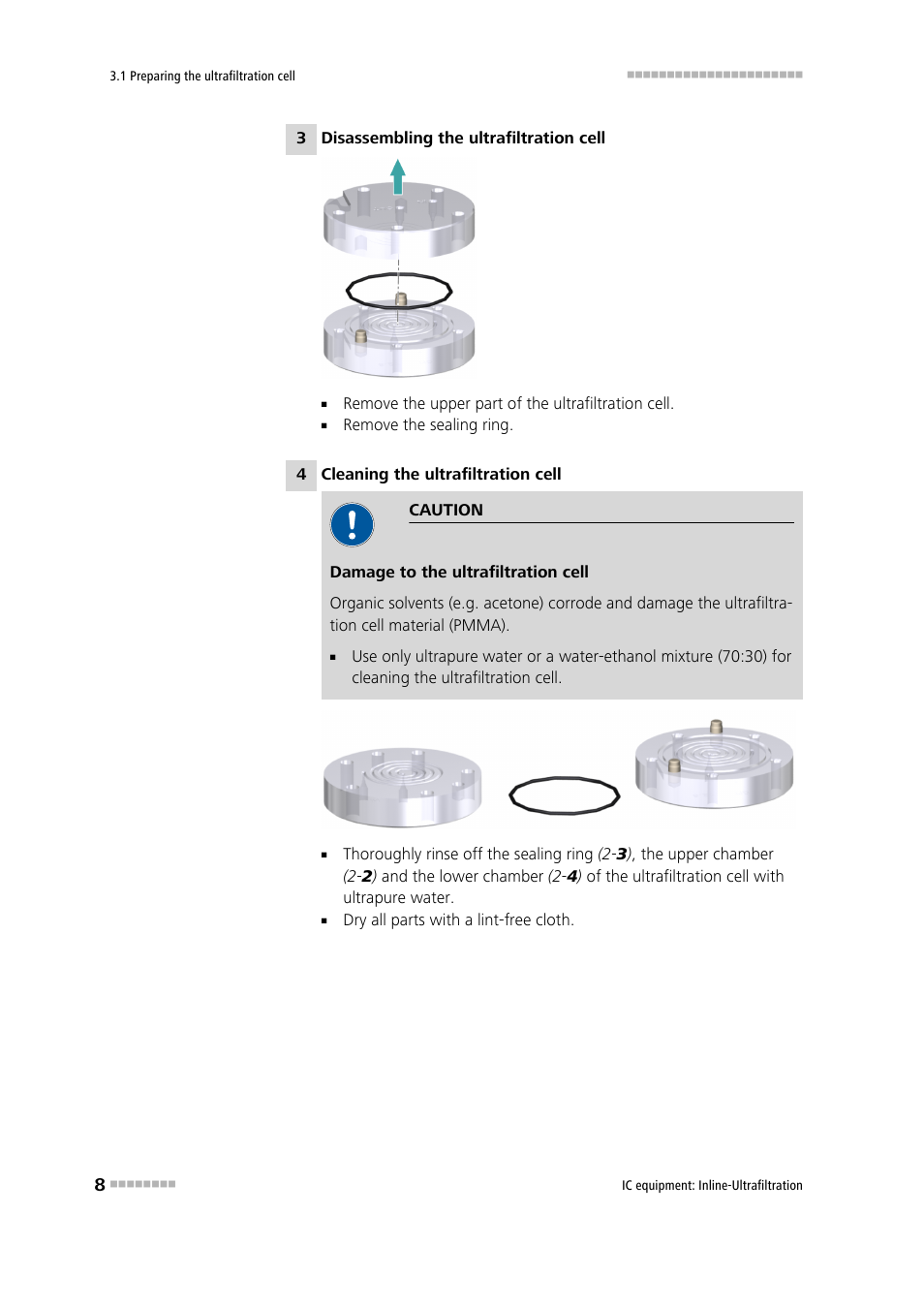 Metrohm Inline-Ultrafiltration User Manual | Page 14 / 31