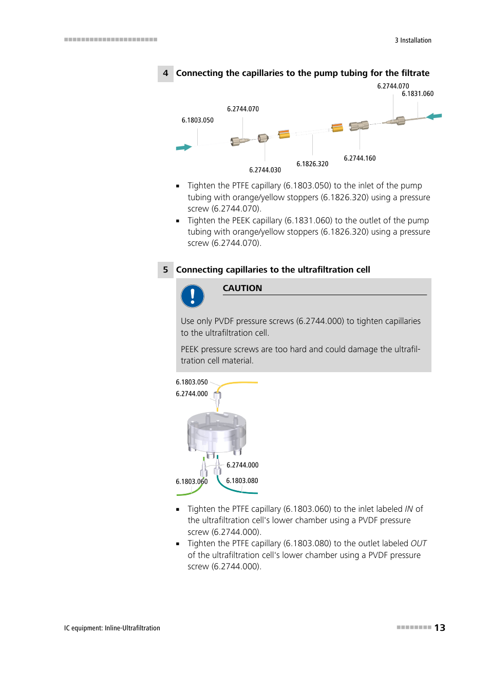 Metrohm Inline-Ultrafiltration User Manual | Page 19 / 31