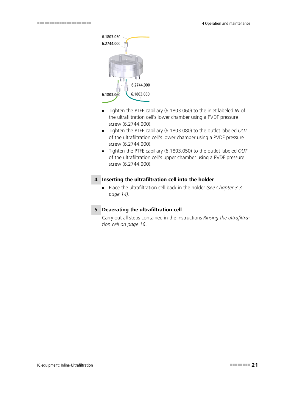 Metrohm Inline-Ultrafiltration User Manual | Page 27 / 31