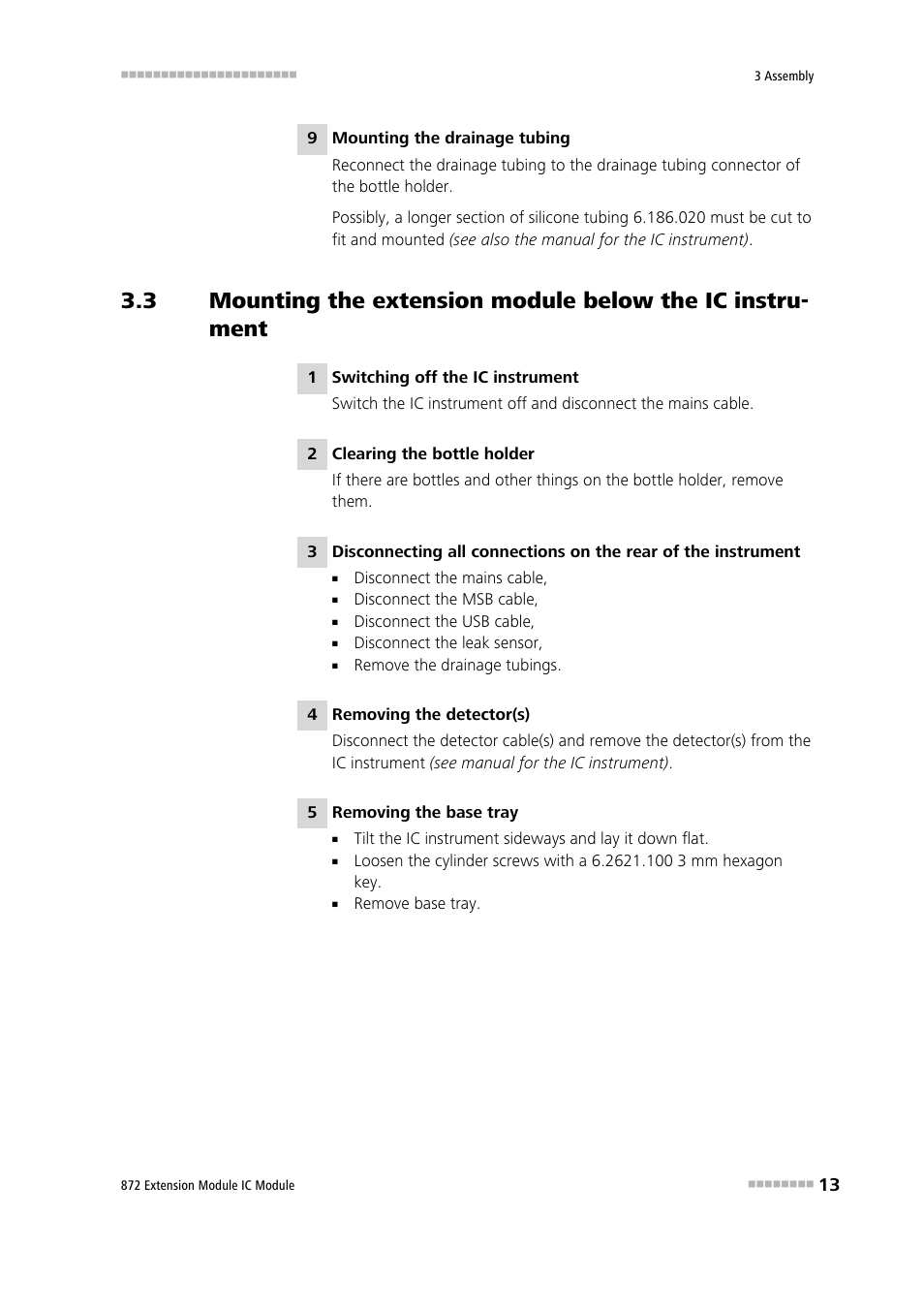 Metrohm 872 Extension Module User Manual | Page 21 / 84