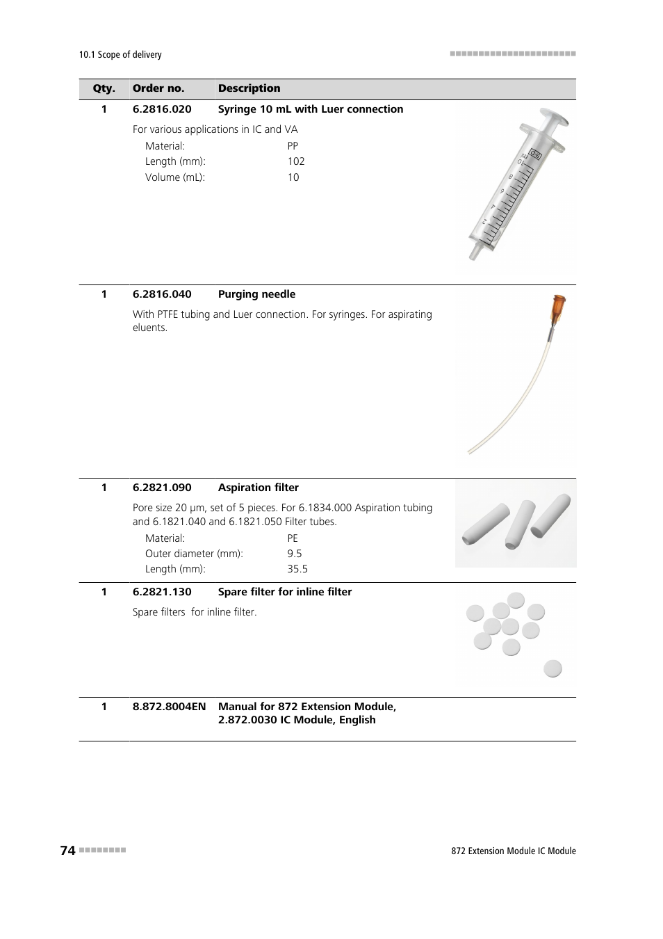Metrohm 872 Extension Module User Manual | Page 82 / 84