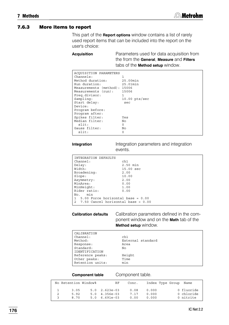 3 more items to report | Metrohm IC Net 2.2 User Manual | Page 184 / 249