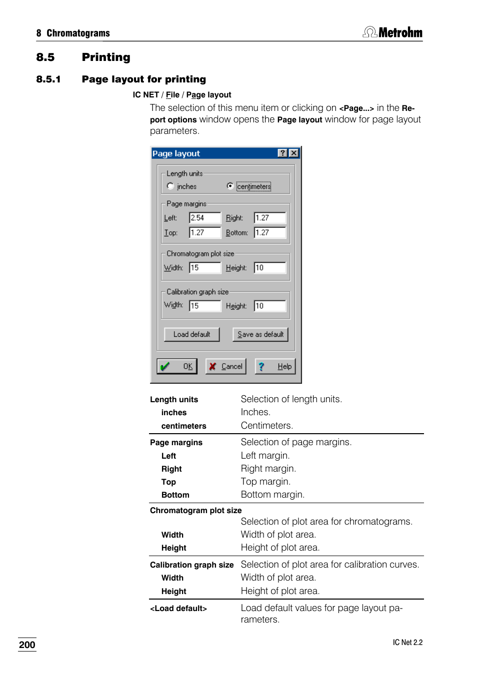 5 printing | Metrohm IC Net 2.2 User Manual | Page 208 / 249