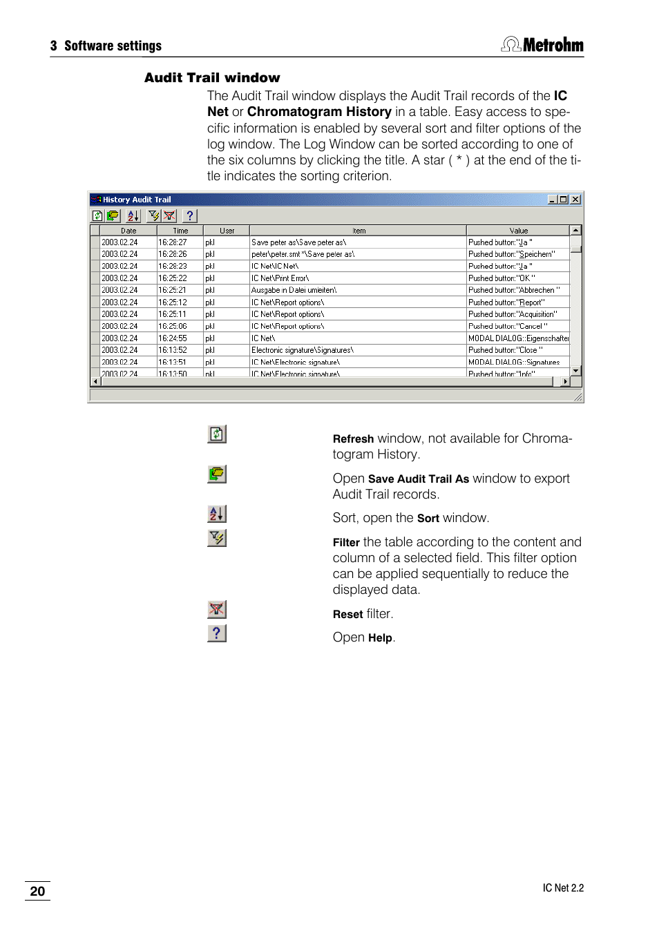 Metrohm IC Net 2.2 User Manual | Page 28 / 249