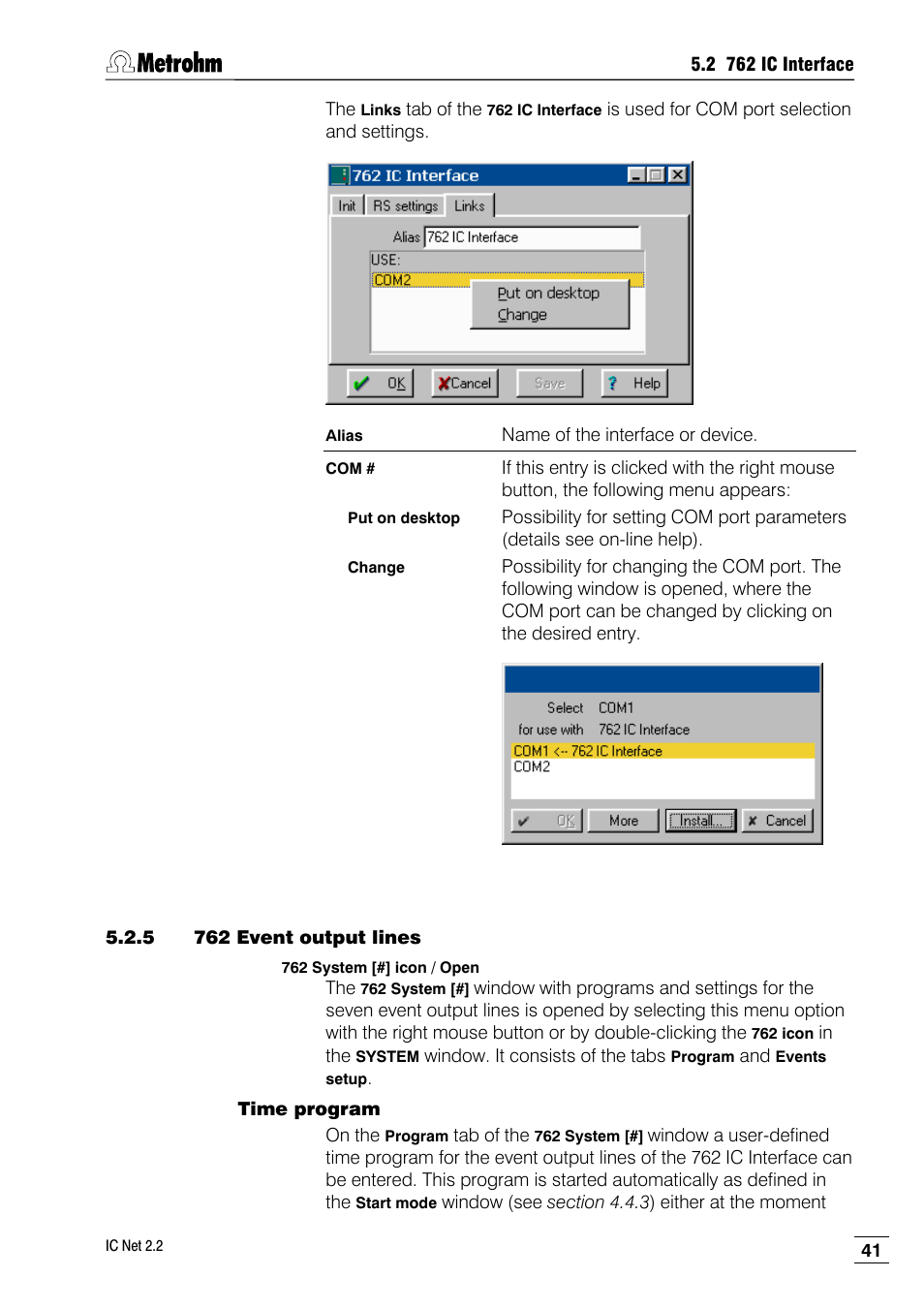 5 762 event output lines | Metrohm IC Net 2.2 User Manual | Page 49 / 249