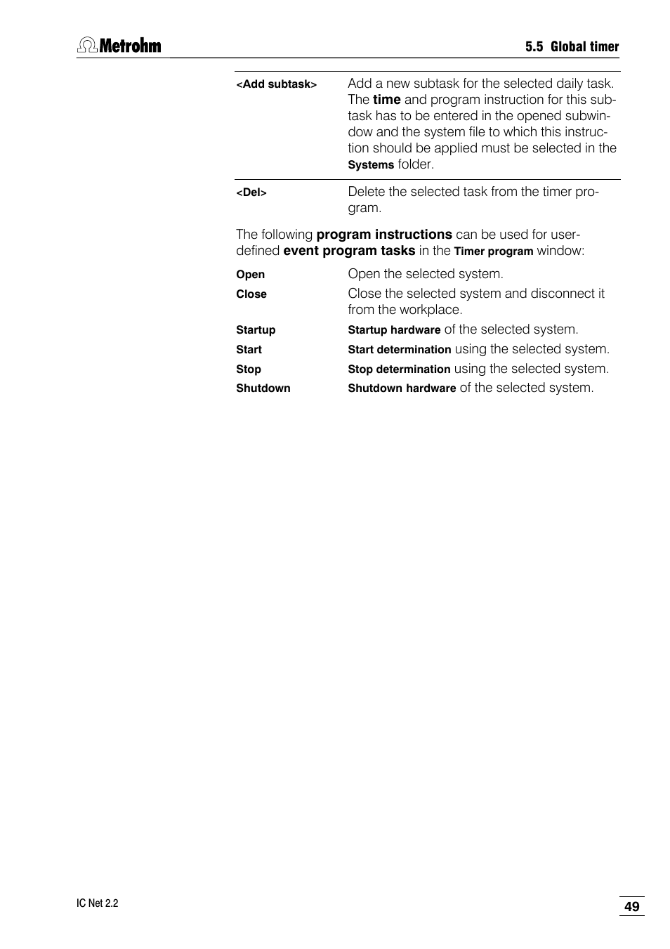Metrohm IC Net 2.2 User Manual | Page 57 / 249