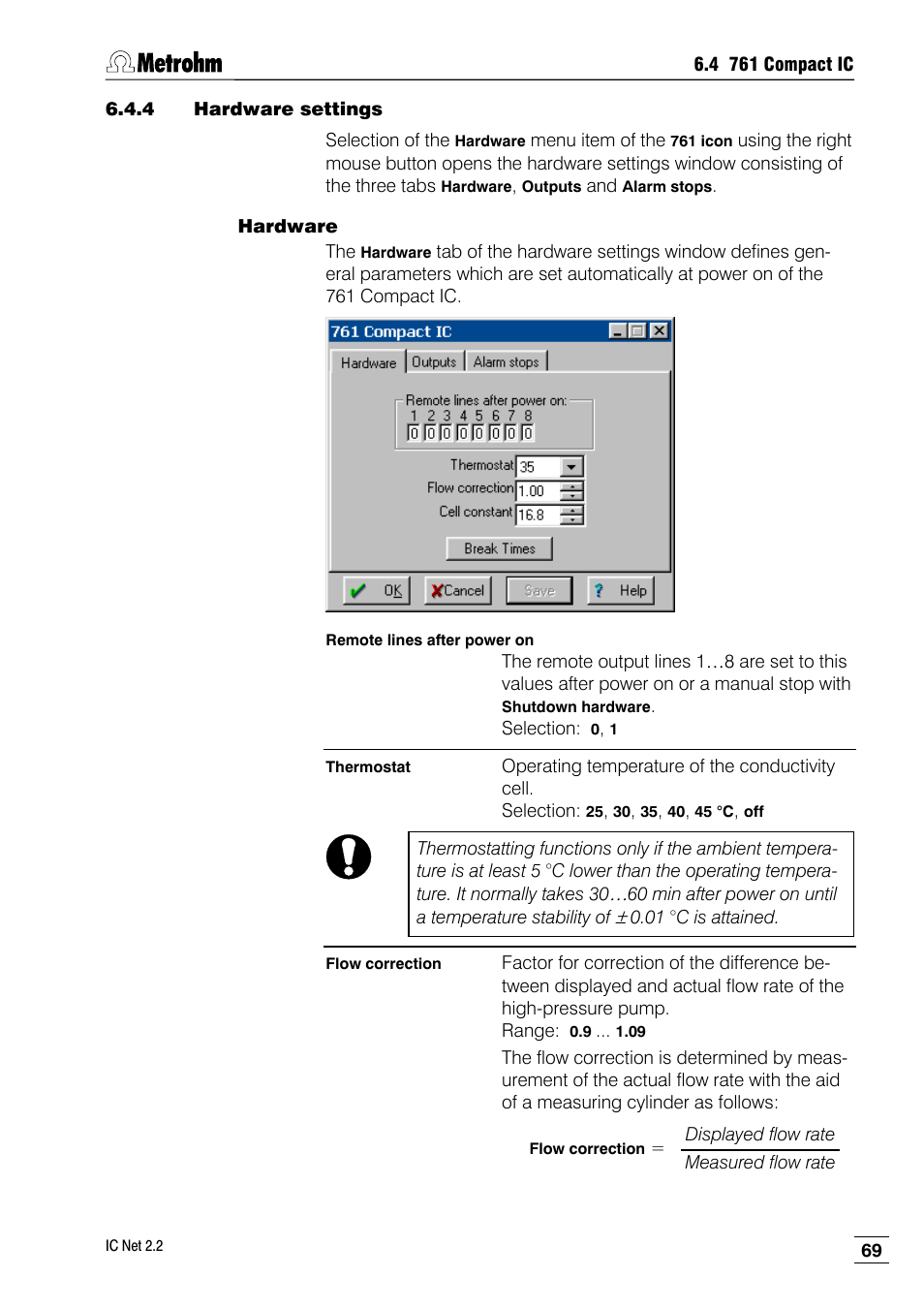 4 hardware settings | Metrohm IC Net 2.2 User Manual | Page 77 / 249