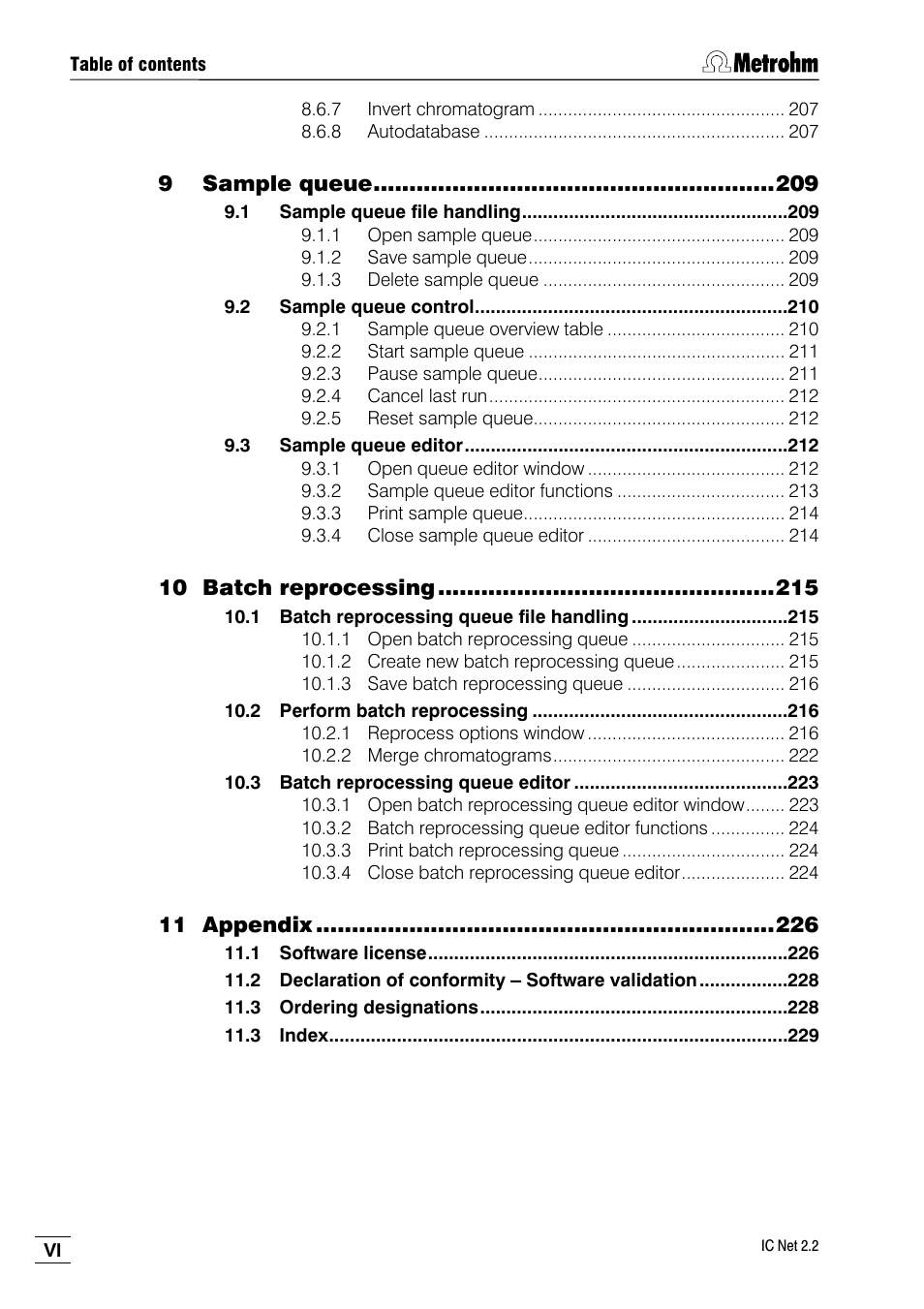 Metrohm IC Net 2.2 User Manual | Page 8 / 249