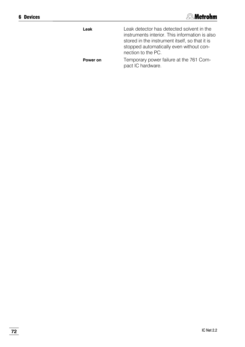 Metrohm IC Net 2.2 User Manual | Page 80 / 249