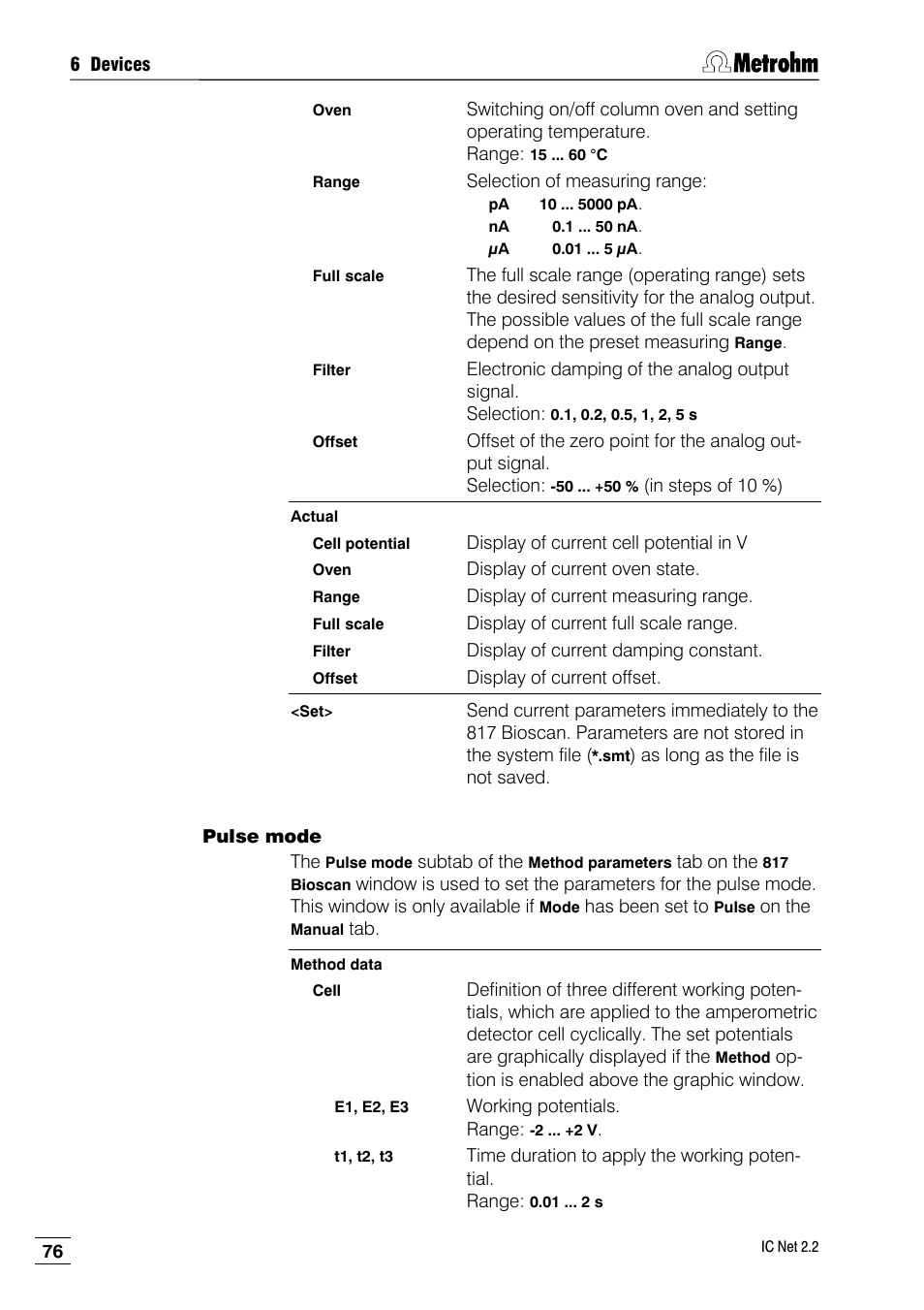 Metrohm IC Net 2.2 User Manual | Page 84 / 249