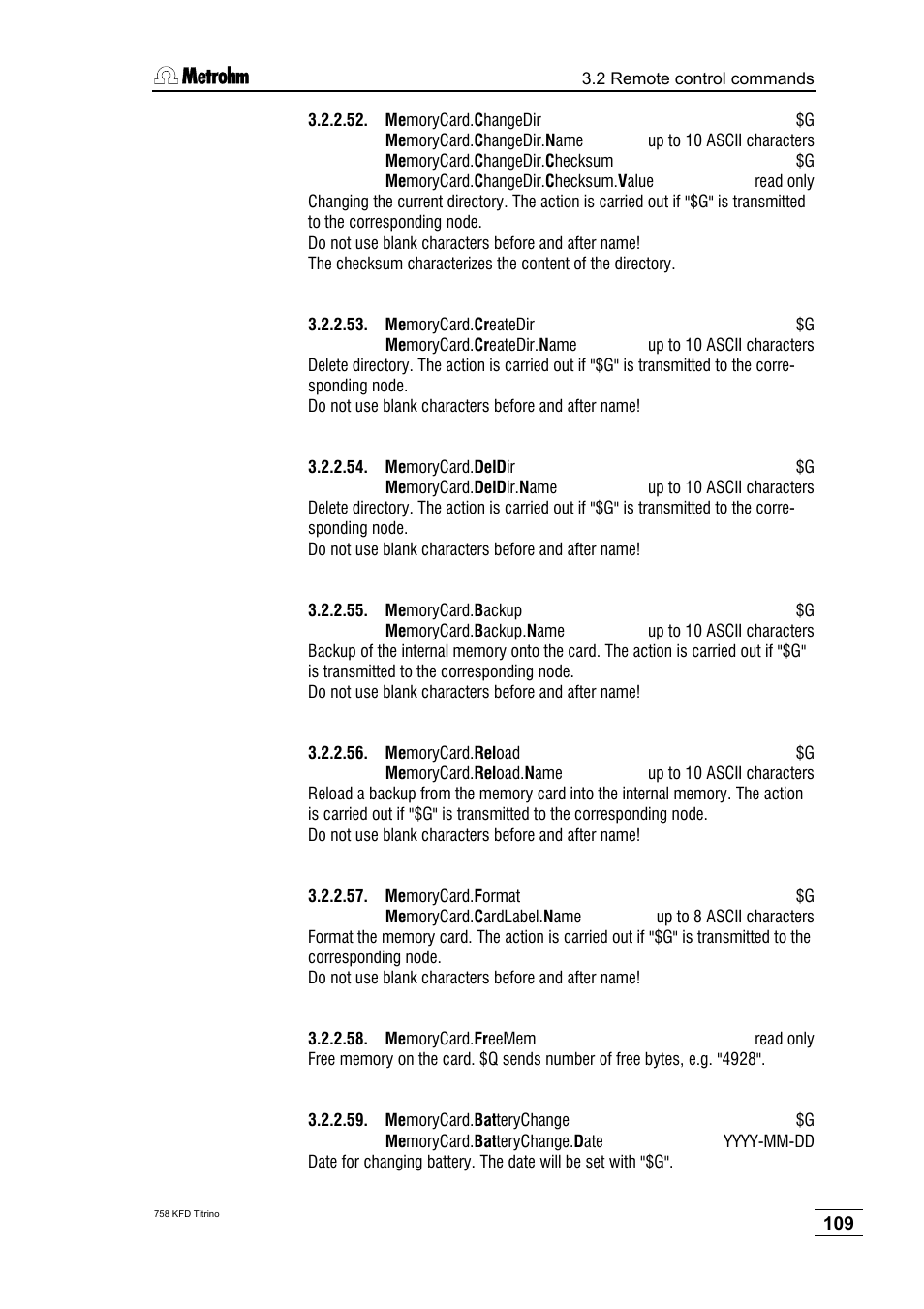 Metrohm 758 KFD Titrino User Manual | Page 113 / 210