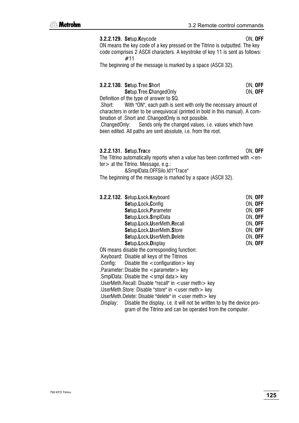 Metrohm 758 KFD Titrino User Manual | Page 129 / 210