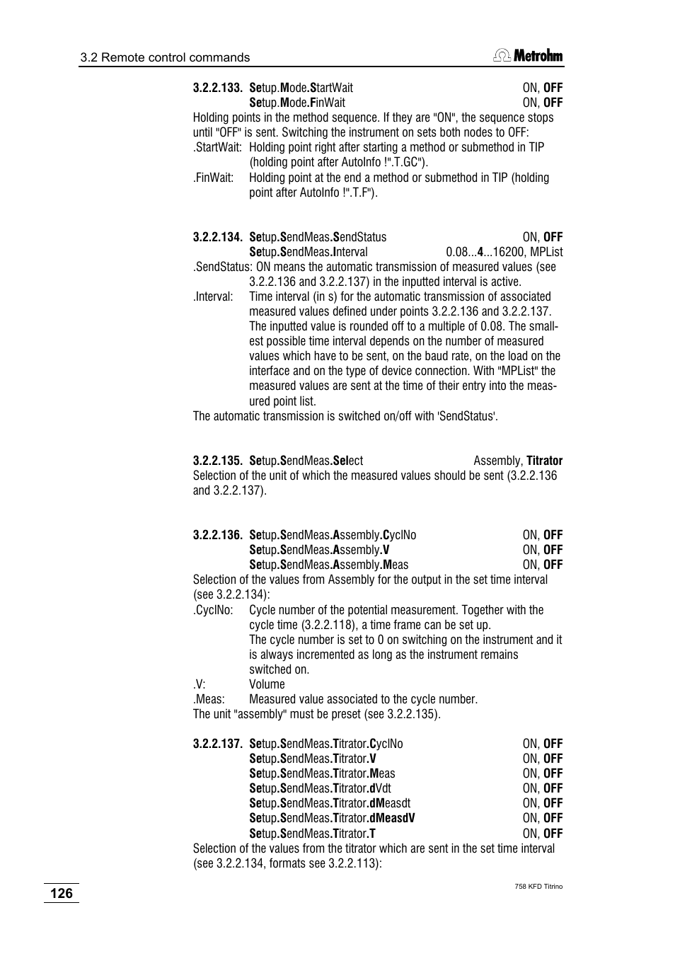 Metrohm 758 KFD Titrino User Manual | Page 130 / 210