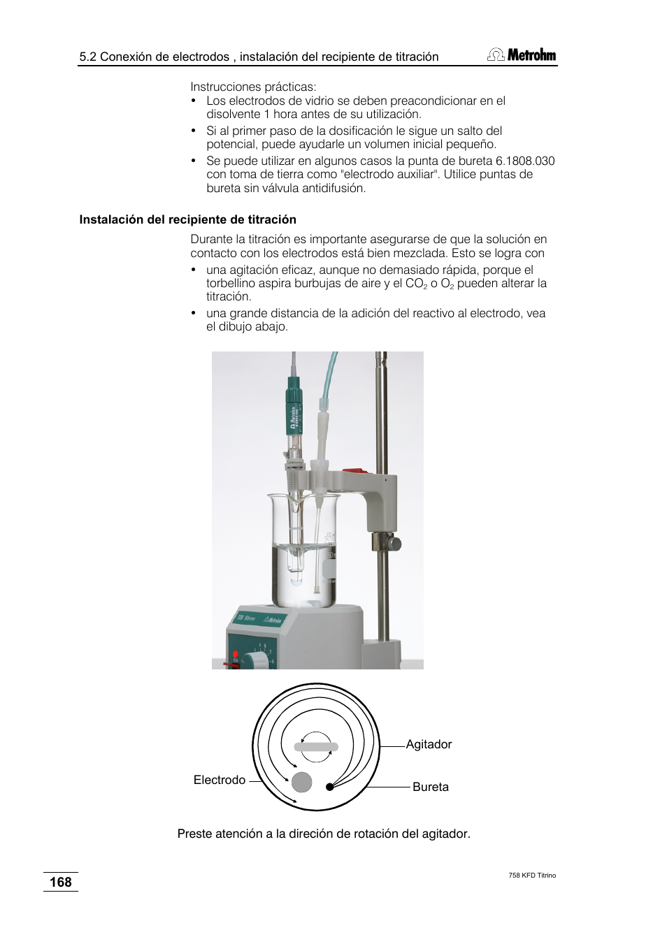 Metrohm 758 KFD Titrino User Manual | Page 172 / 210