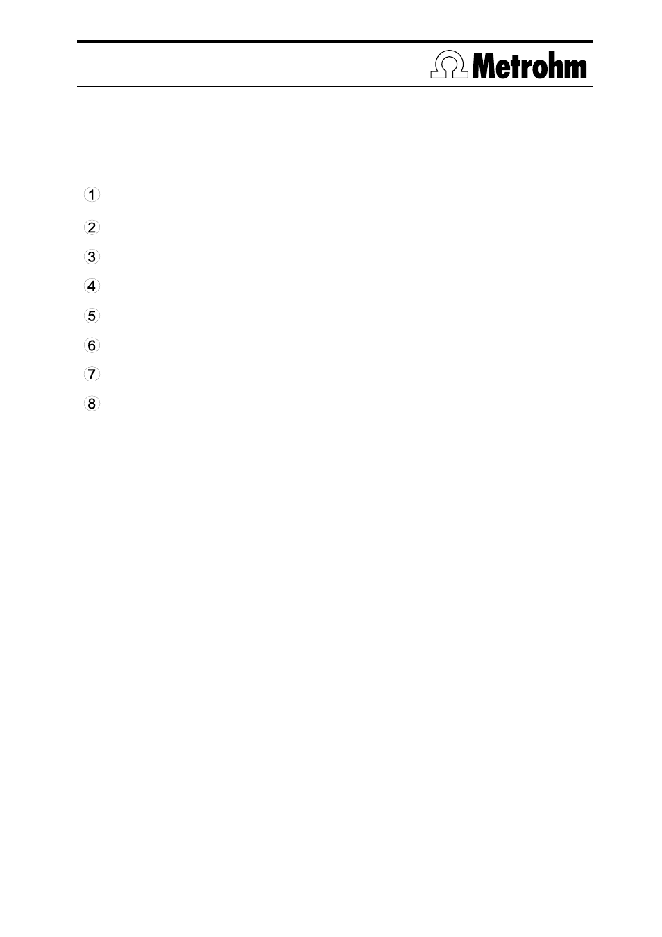 3 cable connections | Metrohm TitrIC 4 User Manual | Page 6 / 16