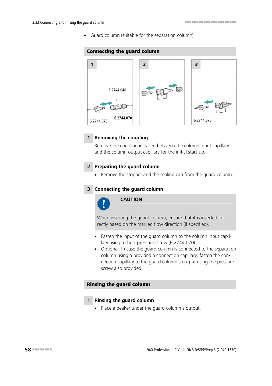 Metrohm 940 Professional IC Vario ONE/SeS/PP/Prep 3 User Manual | Page 68 / 133