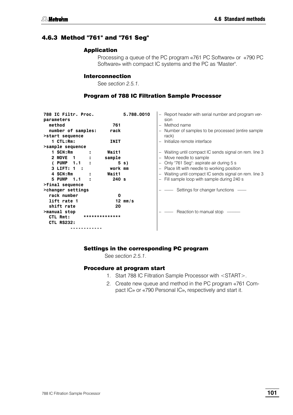 3 method "761" and "761 seg | Metrohm 788 IC Filtration Sample Processor User Manual | Page 109 / 173