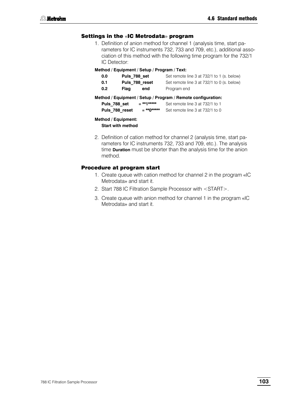 Metrohm 788 IC Filtration Sample Processor User Manual | Page 111 / 173