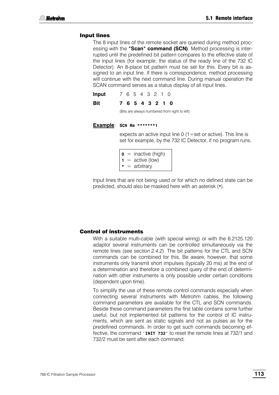 Metrohm 788 IC Filtration Sample Processor User Manual | Page 121 / 173