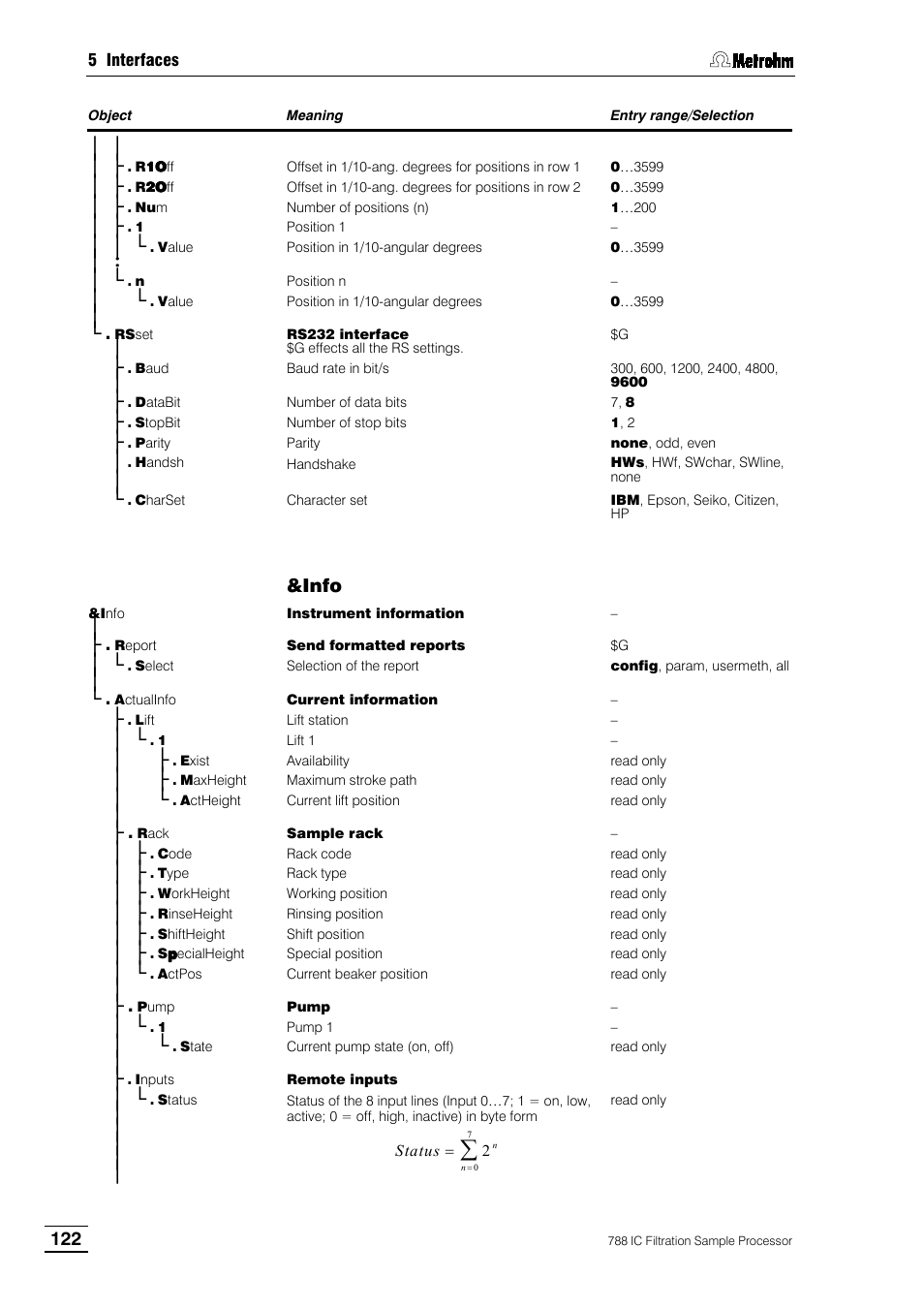 Metrohm 788 IC Filtration Sample Processor User Manual | Page 130 / 173