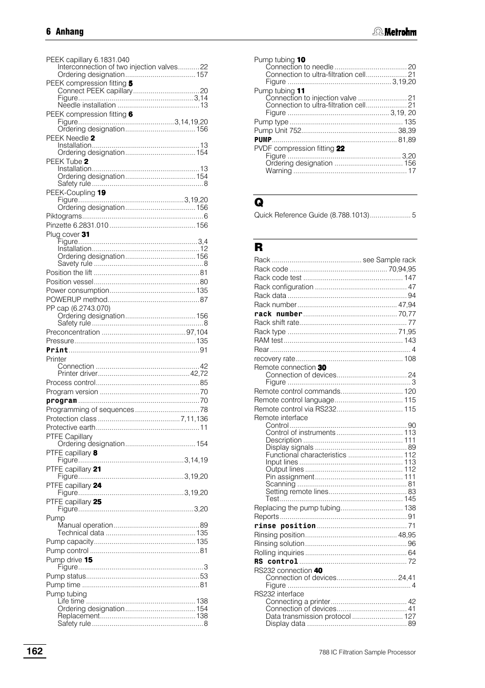 Metrohm 788 IC Filtration Sample Processor User Manual | Page 170 / 173