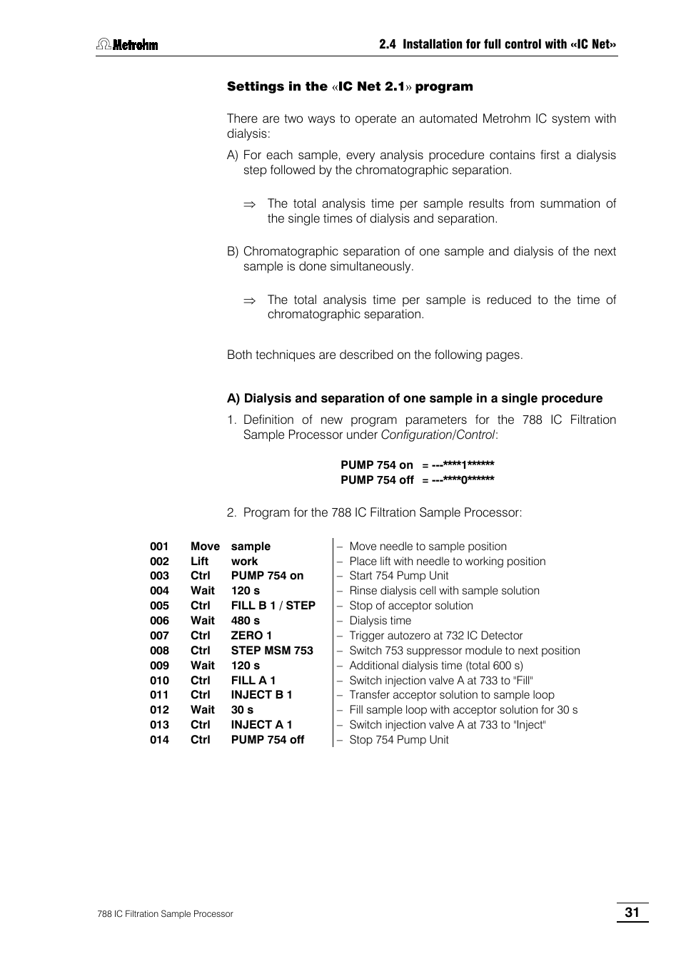 Metrohm 788 IC Filtration Sample Processor User Manual | Page 39 / 173