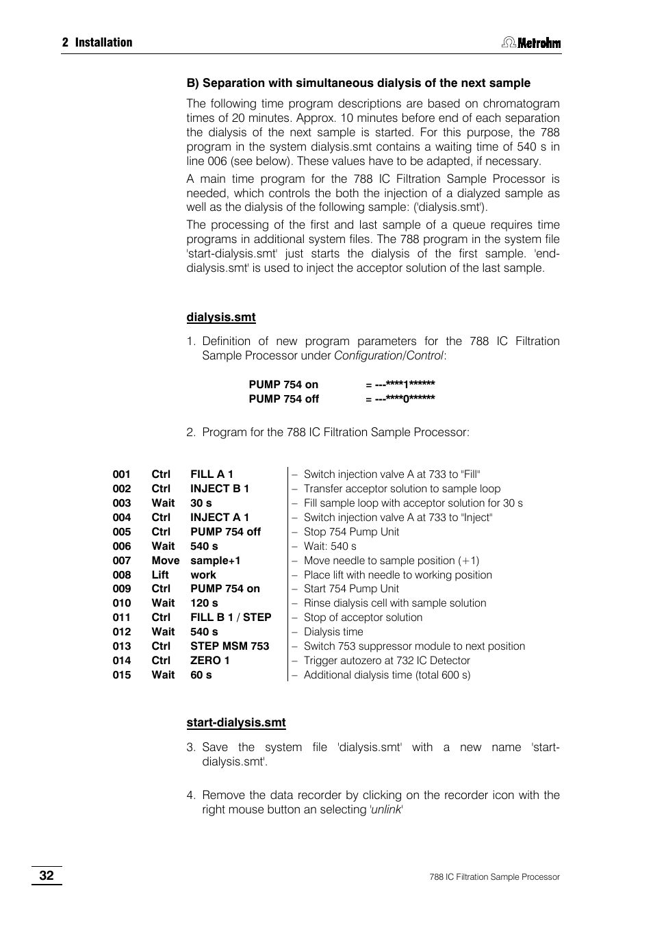 Metrohm 788 IC Filtration Sample Processor User Manual | Page 40 / 173