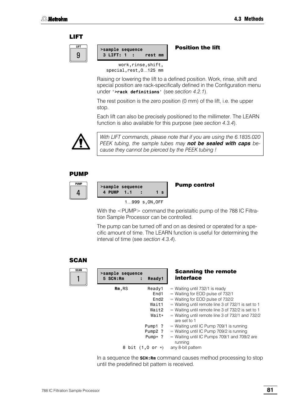 Metrohm 788 IC Filtration Sample Processor User Manual | Page 89 / 173