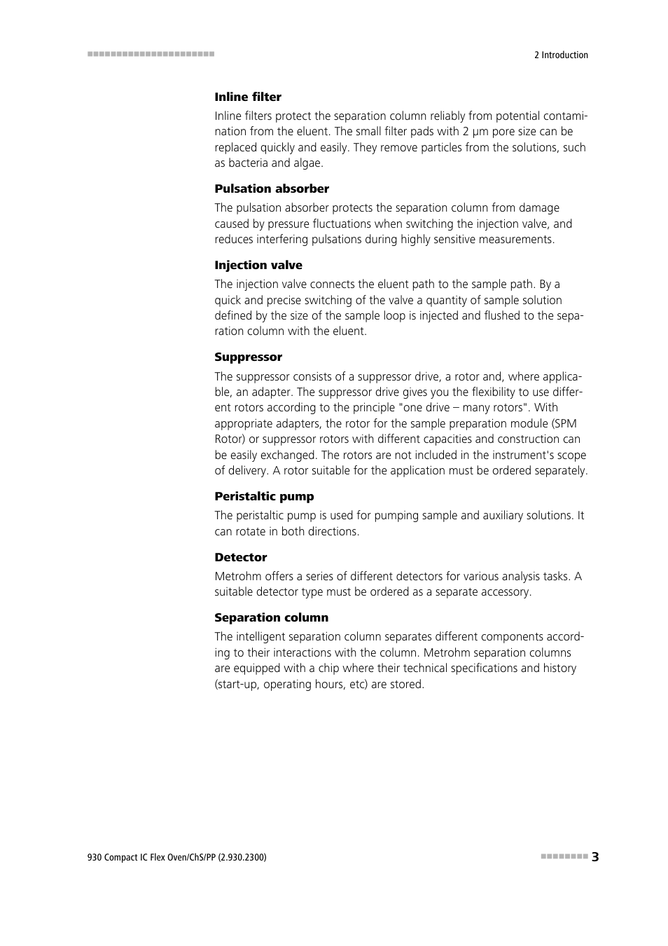 Metrohm 930 Compact IC Flex Oven/ChS/PP User Manual | Page 11 / 47