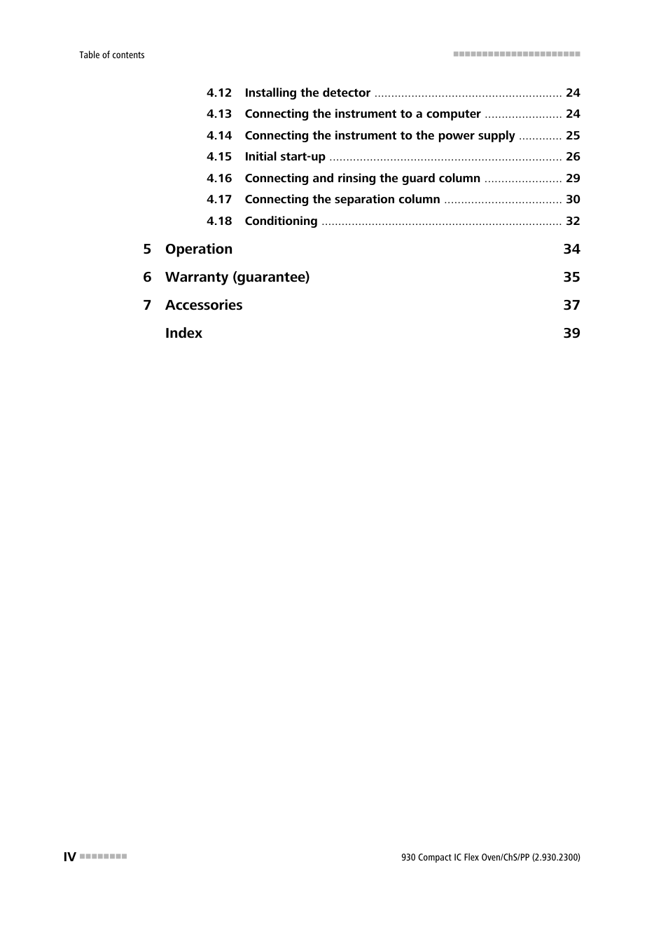 Metrohm 930 Compact IC Flex Oven/ChS/PP User Manual | Page 6 / 47