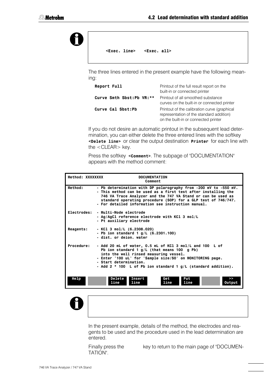 Metrohm 746 VA Trace Analyzer User Manual | Page 100 / 617