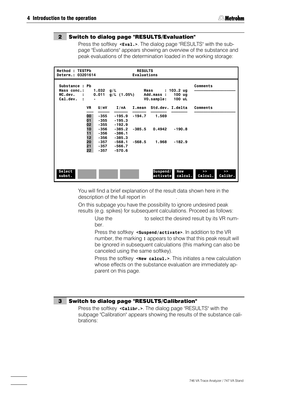 Metrohm 746 VA Trace Analyzer User Manual | Page 111 / 617