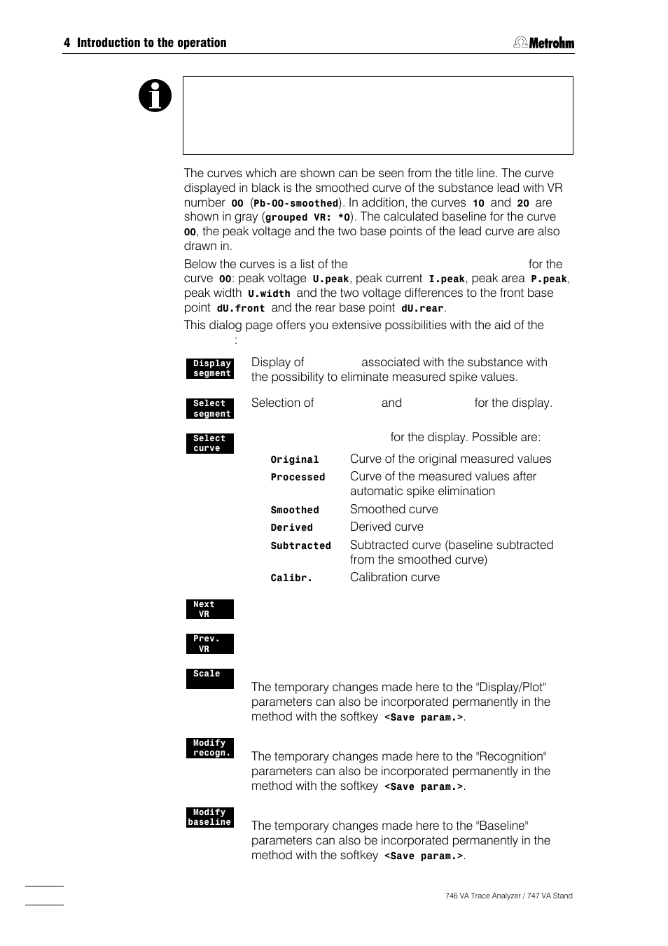 Metrohm 746 VA Trace Analyzer User Manual | Page 113 / 617