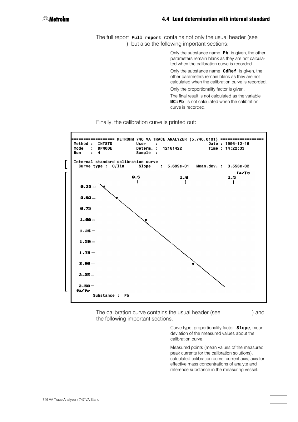 Metrohm 746 VA Trace Analyzer User Manual | Page 136 / 617