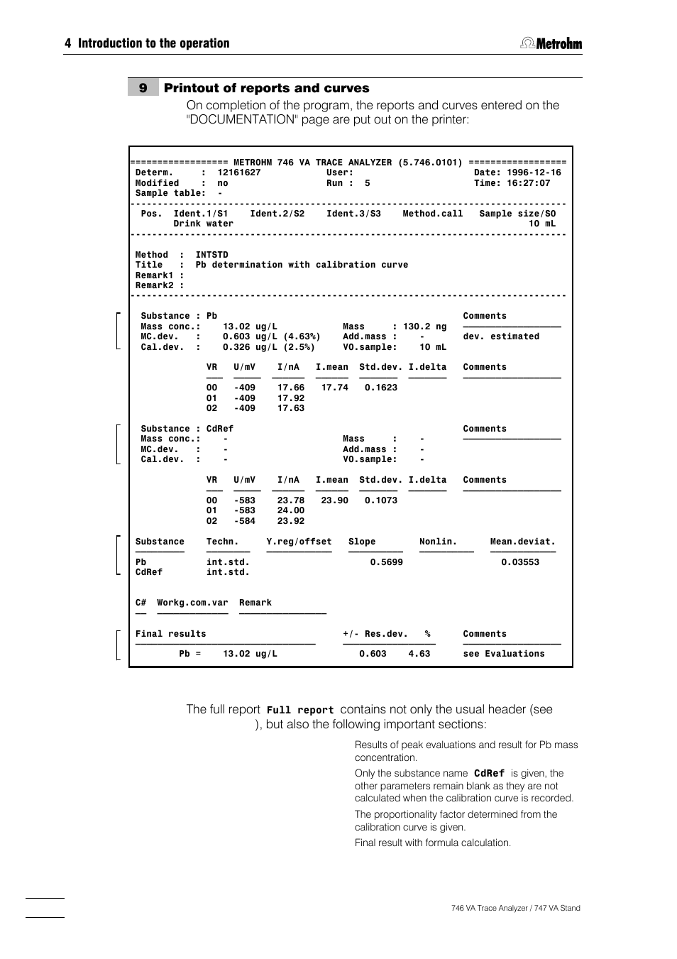 Metrohm 746 VA Trace Analyzer User Manual | Page 139 / 617