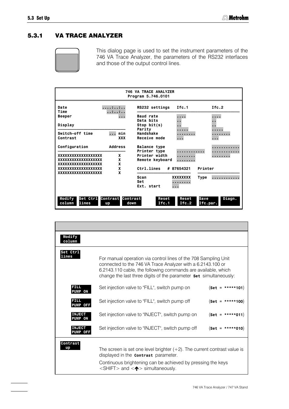 Metrohm 746 VA Trace Analyzer User Manual | Page 167 / 617