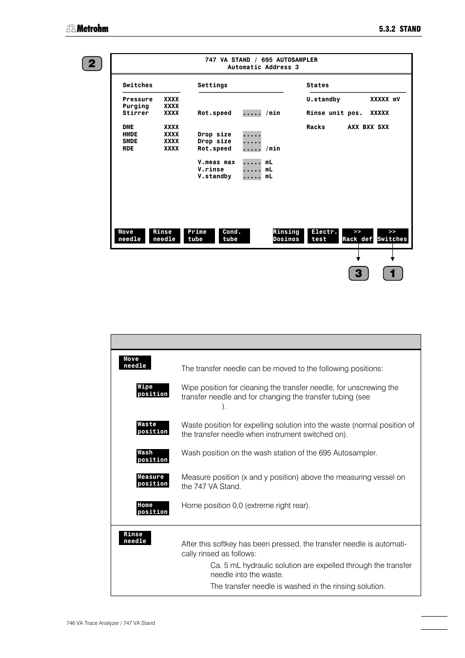 Metrohm 746 VA Trace Analyzer User Manual | Page 178 / 617