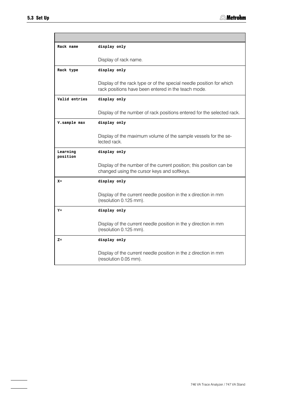 Metrohm 746 VA Trace Analyzer User Manual | Page 187 / 617