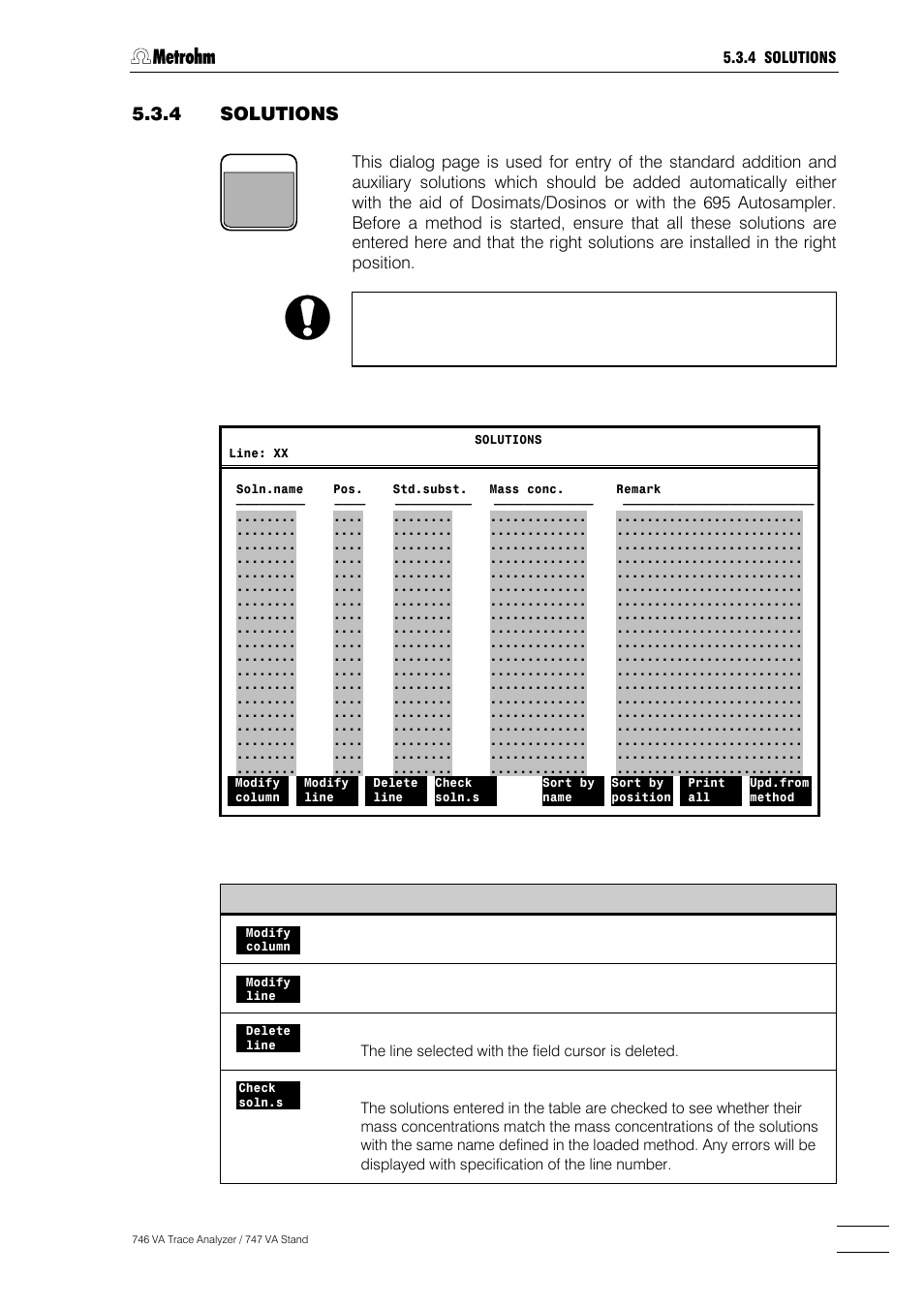 Metrohm 746 VA Trace Analyzer User Manual | Page 194 / 617