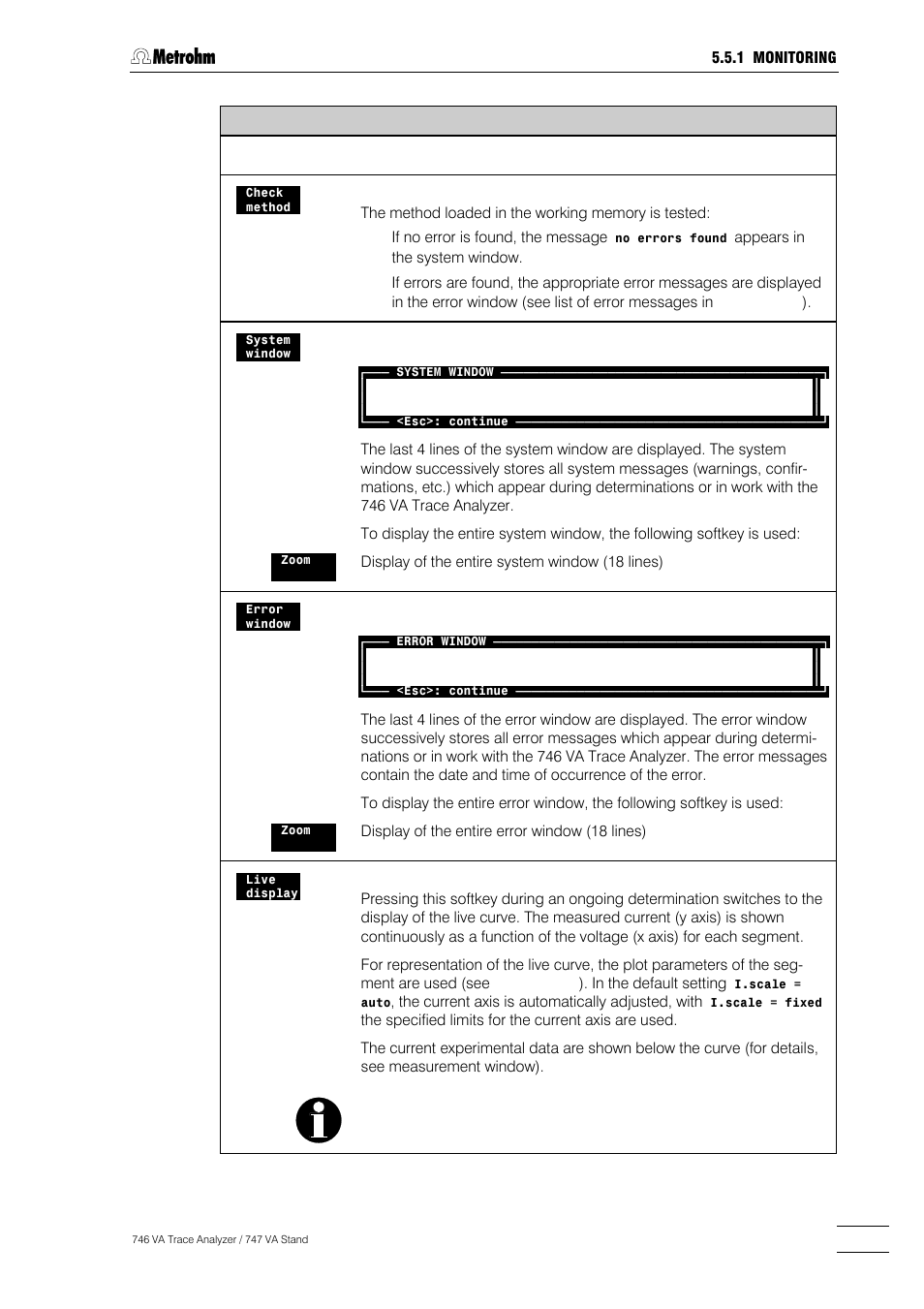 Metrohm 746 VA Trace Analyzer User Manual | Page 222 / 617